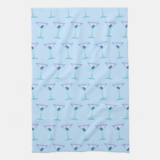 BLAUE MARTINIS Küche, Bad oder Bar TOWEL Geschirrtuch (Vertikal)