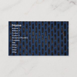 Blaue Masche Visitenkarte