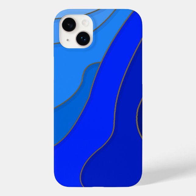 Blaue Meeresböden Case-Mate iPhone 14 Plus Hülle (Rückseite)