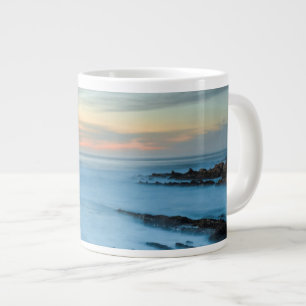 Blaue Meereslandschaft bei Sonnenuntergang, Kalifo Jumbo-Tasse