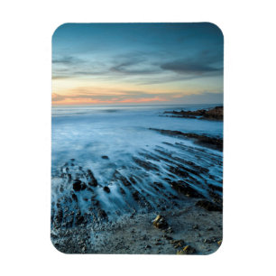 Blaue Meereslandschaft bei Sonnenuntergang, Kalifo Magnet