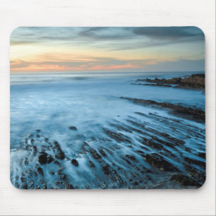 Blaue Meereslandschaft bei Sonnenuntergang, Kalifo Mousepad