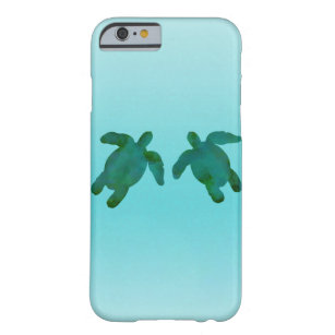 Blaue Meeresschildkröten Barely There iPhone 6 Hülle