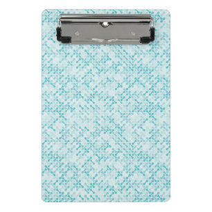 Blaue Metaball-Muster Mini Klemmbrett