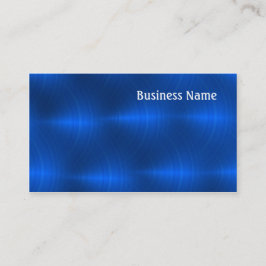 Blaue Metalle Visitenkarte