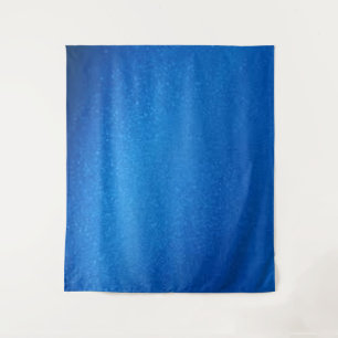 blaue Metalle Wandteppich
