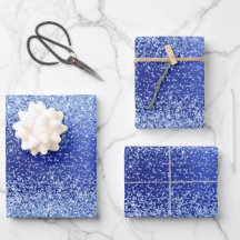 Blaue Metallische Glitzer-Sparkle-Muster