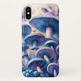 Blaue Milch Pilz Wasserfarbe Kunst Case-Mate iPhone Hülle