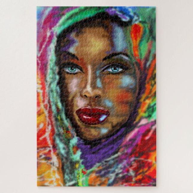 Blaue Mit Augen Girl del Malcantone (Vertikal)