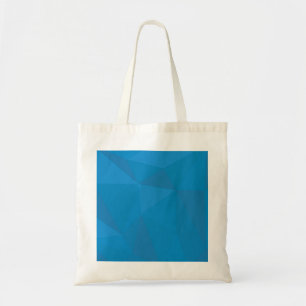 Blaue, moderne, coole, trendige, futuristische Dre Tragetasche