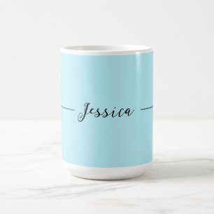 Blaue moderne elegante einfache professionelle Nam Kaffeetasse