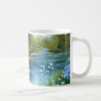 Blaue Mohnblumen-Tasse Kaffeetasse