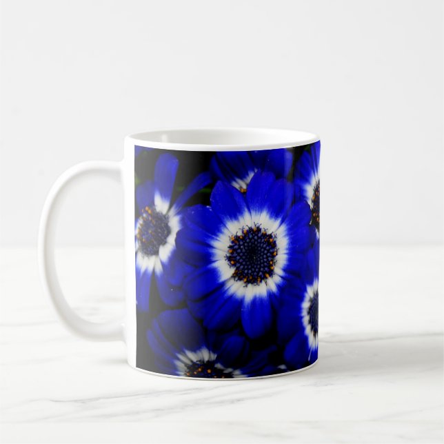 Blaue Montage Kaffeetasse (Links)