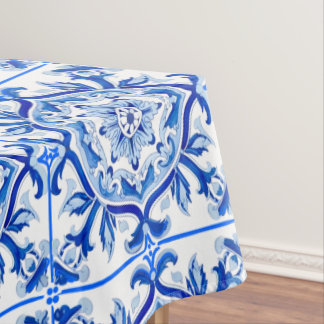 Blaue Mosaike italienische barocke Kunst Tischdecke