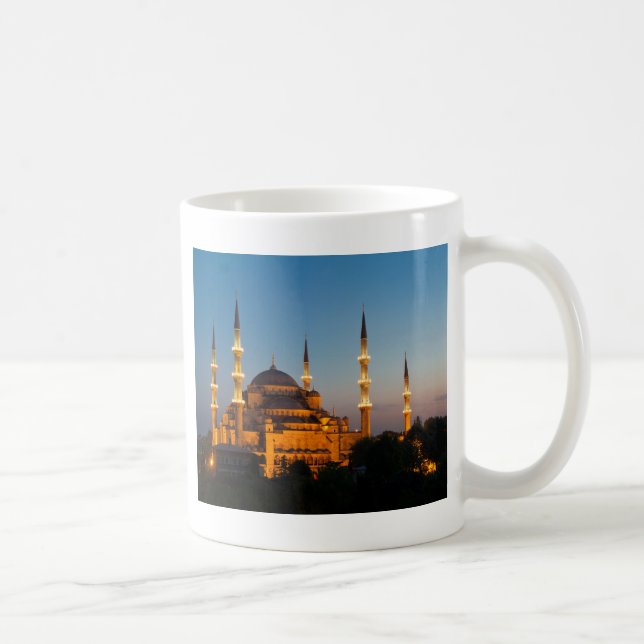 Blaue Moschee an der twilight Tasse (Rechts)