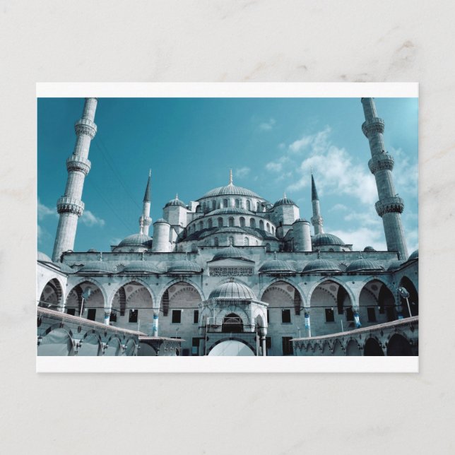 Blaue Moschee in Istanbul Postkarte (Vorderseite)