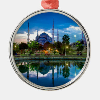 Blaue Moschee Istanbuls in der Türkei Ornament Aus Metall