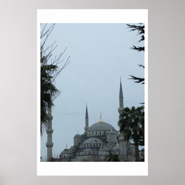 Blaue Moschee Poster (Vorne)