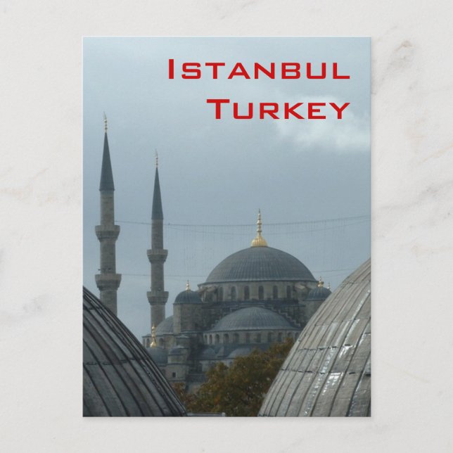 Blaue Moschee Postkarte (Vorderseite)