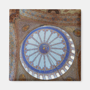 Blaue Moschee Square Magnet