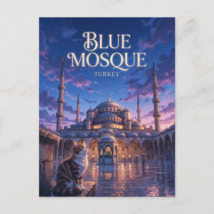 Blaue Moschee (Sultan-Ahmed-Moschee) Türkei Postkarte