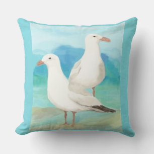 Blaue Möwen Bird Nature Art Kissen