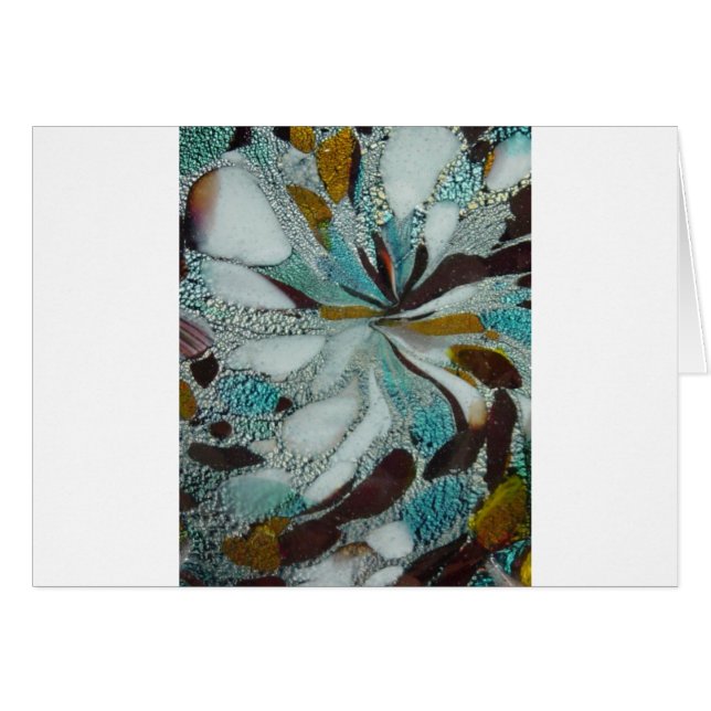 Blaue Murano Detail-Studie (Vorderseite (Horizontal))