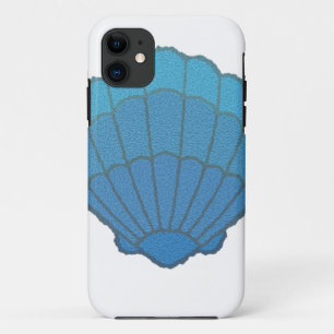 Blaue Muschelmosaik iPhone 11 Hülle