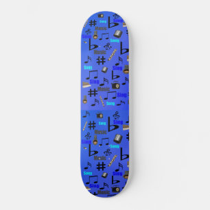 Blaue Musikinstrumente, Skateboard
