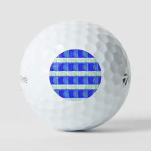 Blaue nautische Golfbälle