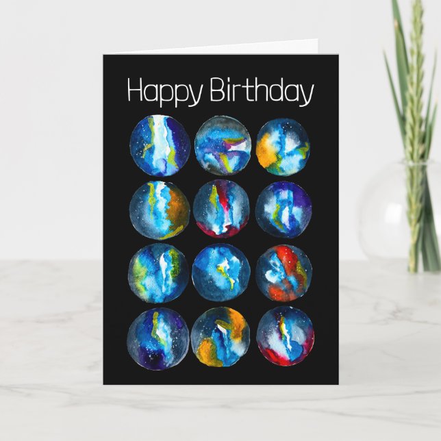 Blaue Nebel Karte (Vorderseite)