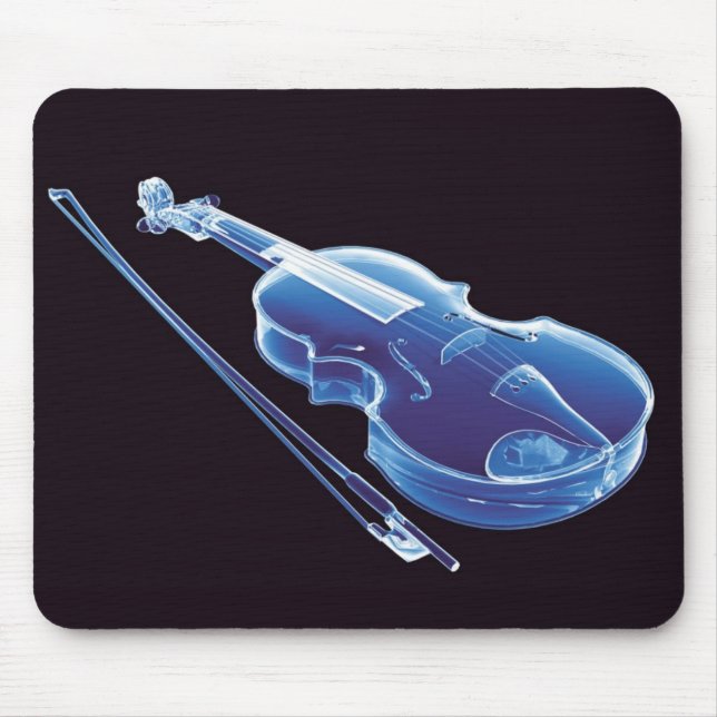 Blaue Neonvioline Mousepad (Vorne)