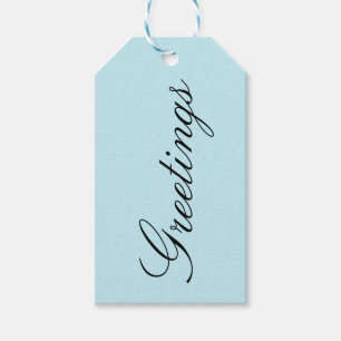 Blaue Nr.1, pastellblaue, hellblaue Geschenkanhäng Geschenkanhänger