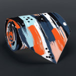 Blaue Orangen Pinselstriche Abstraktes Muster Krawatte<br><div class="desc">Mit den Abstrakten Pattern Neck Tie Blauer Orange Pinselstriche verleihen Sie Ihrem Kleiderschrank einen strahlenden Farbspritz. Dieses kühne und künstlerische Design vereint Blau und Orange in einem faszinierenden Pinselstrich und ist somit das perfekte Zubehör für eine Hochzeit, ein Geschäftstreffen oder sogar einen kreativen Arbeitstag. Egal, ob Sie sich bei einem...</div>