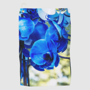 Blaue Orchidee Golfhandtuch