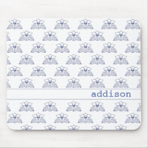 Blaue Orchidee Mousepad