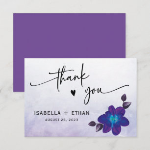 Blaue Orchideen-Hochzeit