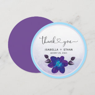 Blaue Orchideen-Hochzeit