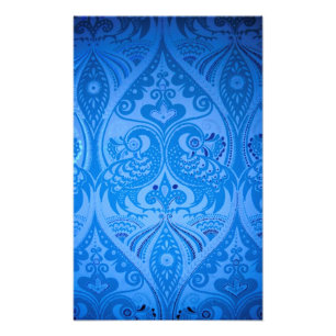 Blaue Orientalische Pfauen Vögel Fotodruck