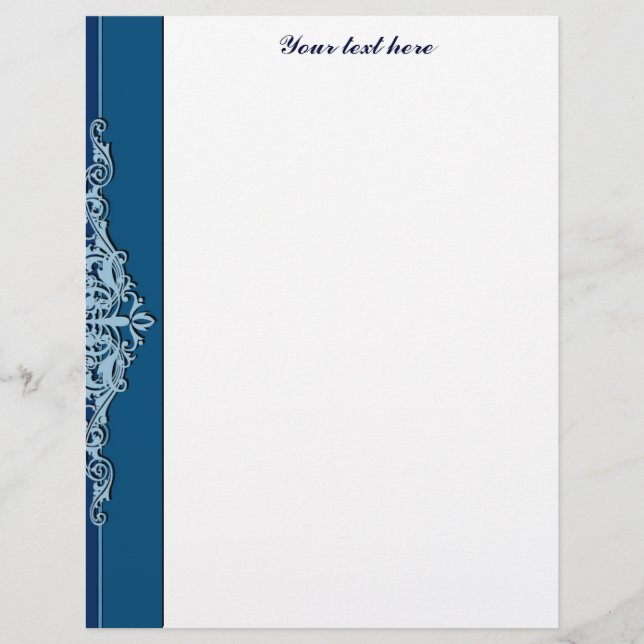 Blaue Ornamente (Vorderseite)