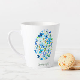 Blaue Osterei Milchtasse