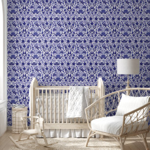 Blaue ottomanische China Tiles Tapete