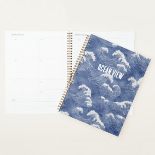 Blaue Ozeanwellen Planer