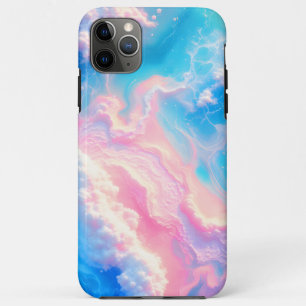 Blaue Ozeanwellen Rosa Sommer Meeresstrand Türkis  Case-Mate iPhone Hülle