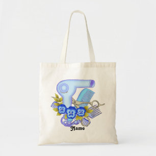 Blaue Pansy Kosmetikerin Tragetasche