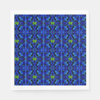 Blaue Papierservietten