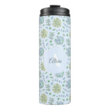 Blaue Pastel Wasserfarbe Sukkulturen Personalisier