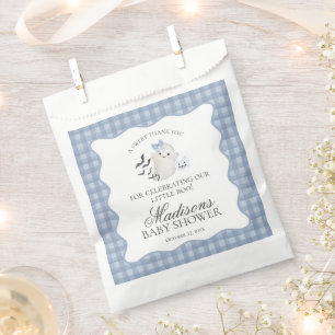 Blaue Pastell-Little-Boo-Geister-Baby-Party-Desser Geschenktütchen