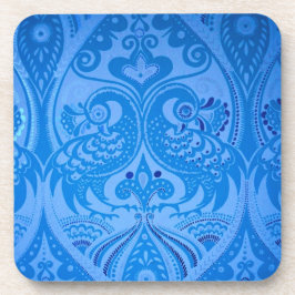 Blaue Pfauenvögel Getränkeuntersetzer