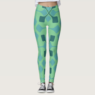 Blaue Pfeile Leggings